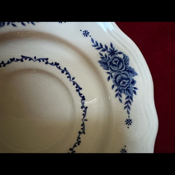 Vintage “Mayhill”  lovely Federalist 8oz.Teacups. Ironstone.Blue Flowers. - Picture 10 of 15